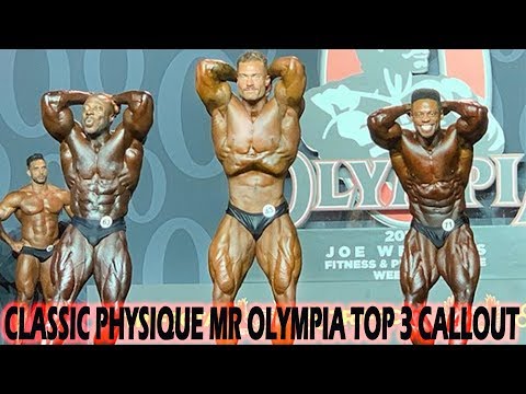 Classic Physique 2019 Mr Olympia First Callout - Top 3 - Analyzed !