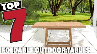 Top 7 Folding Tables for Camping and Outdoor Use
