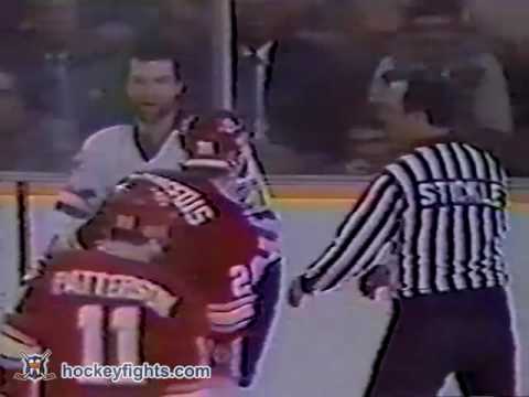 Dave Semenko vs. Paul Gillis, April 11, 1987 - Hartford Whalers vs. Quebec  Nordiques