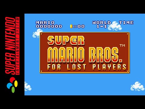[Longplay] SNES - Super Mario Bros. For Lost Players (v1.1) [Hack] [100%] (4K, 60FPS)