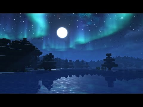 Ultimate Minecraft Relaxation: Northern Lights & C418 Music Box