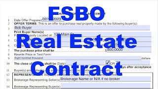 The Ultimate Real Estate Purchase Contract Tutorial for FSBO Home Sales