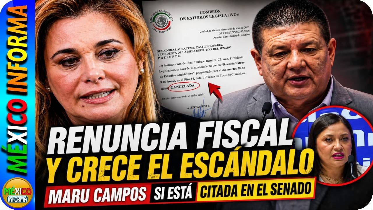 CRECE EL ESCÁNDALO TRAS RENUNCIA DEL FISCAL. MARU CAMPOS SI ESTA CITADA EN EL SENADO. SALE COCUMENTO