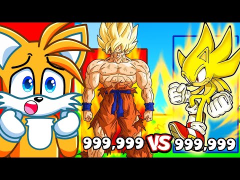 SONIC vs GOKU Power Level Comparison