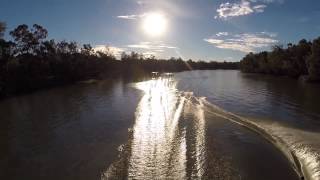 preview picture of video 'Phantom 2 & GoPro Hero 3+ Water Skiing & Aerial Robinvale VIC'