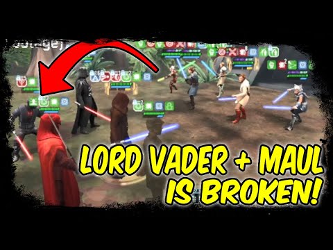 Lord Vader + Maul Dominates Everything! SWGOH