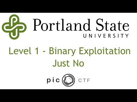 PicoCTF 2017 - Just No Walkthrough