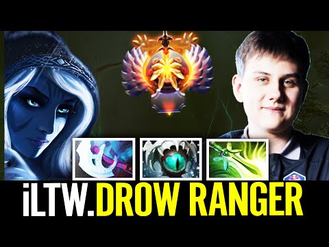iLTW Drow Ranger [FULL GAMEPLAY] - Pro Safelane Guide | Dota 2 IMMORTAL GAMEPLAY