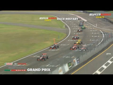 Thumbnail for Toyota Racing Series New Zealand 2018. Race 3 Manfeild Circuit Chris Amon. Restart & Final Lap by Toyota Racing Series