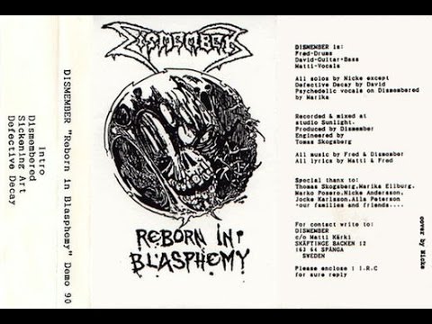 Dismember - Reborn in Blasphemy - Demo '90
