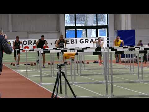 Hrvoje Čukman (CRO) 50 m Hurdles 6.88 1. Place Otvoreno prvenstvo Zagreba 2022