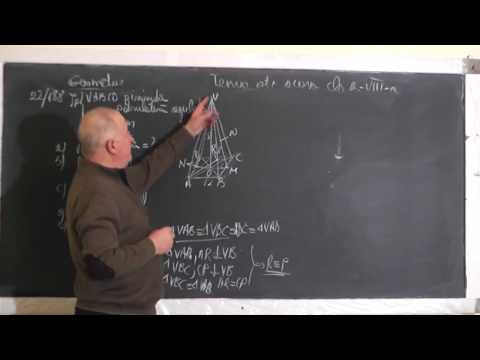 2/2 Lectia 1335 Teorema celor 3 perpendiculare Unghiul diedru Arii Functii trigonometrice Clasa 8