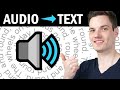 🔉 How to Convert Audio to Text - FREE & No Time Limits