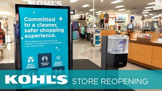 Safety Measures in Our Stores | Kohl’s Stores Now Open