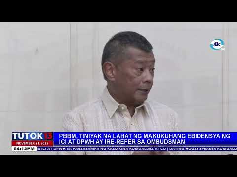 PBBM: Lahat ng makukuhang ebidensya ng ICI at DPWH ay ire-refer sa Ombudsman | Tutok 13
