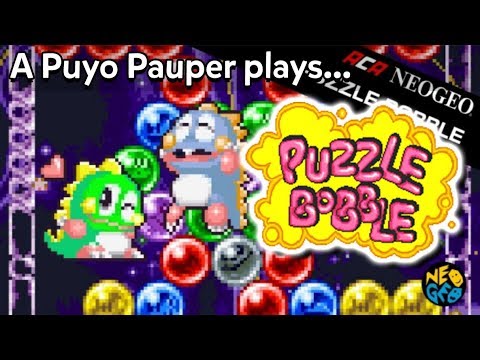 「LIVE」A Puyo Pauper plays... ACA NEOGEO - Puzzle Bobble
