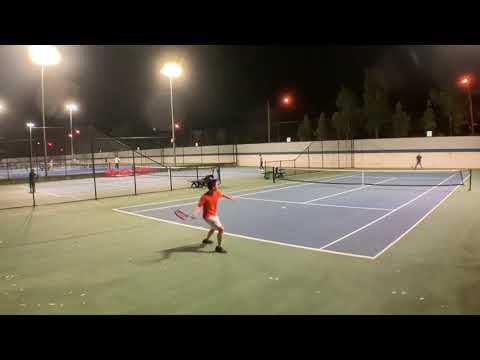 Court Level Tennis, Sydney, Night Session 26/08/21 (feat. tweener!)