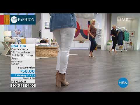 Democracy "Ab" solution Ankle Skimmer Jean