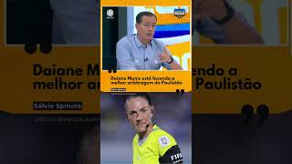 Sálvio Spínola elogiou Daiane Muniz, que apitou a partida entre Bragantino e São Paulo 🧐⚽ #Shorts