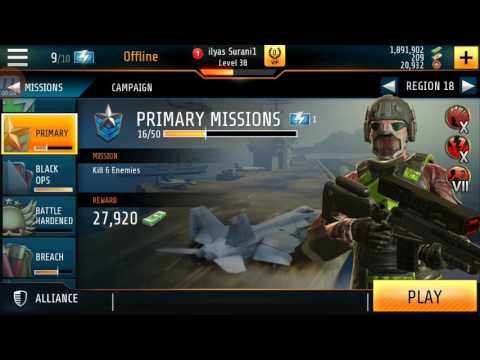 Kill Shot Bravo Region 18=17 Primary Mission Complete