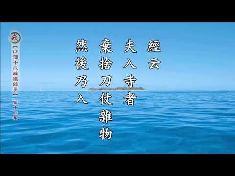 《沙彌十戒威儀錄要》第十四集 果良律師主講