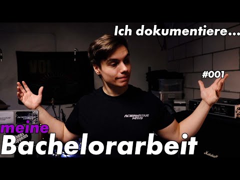 🎶 MAKING AN ALBUM 🎶 | Bachelorarbeit VLOG Dokumentation #001