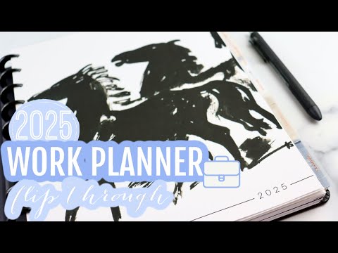 2025 Work Planner : Setup and Flip Through | Part 1 | Happy Planner