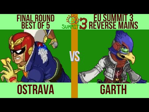0strava (Falcon) vs. Garth (Falco) - EU Summit 3 Reverse Mains Finals - SSF2 Tournament