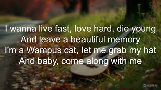 Faron Young - Live fast, love hard, die young (tekst lyrics)
