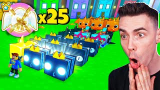 Otworzyłem 25 Huge Machine Eggs za 100,000 Robux w Pet Simulator X!