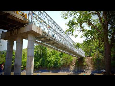 UNGRD lleva puente militar a Santander para asegurar movilidad segura a más de 8.000 personas