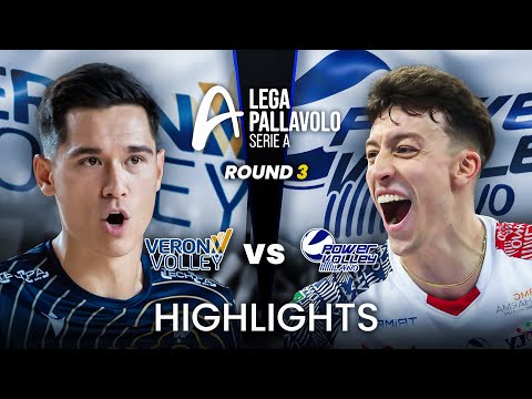 Verona vs Milano | Highlights | Italian Volleyball League 2025