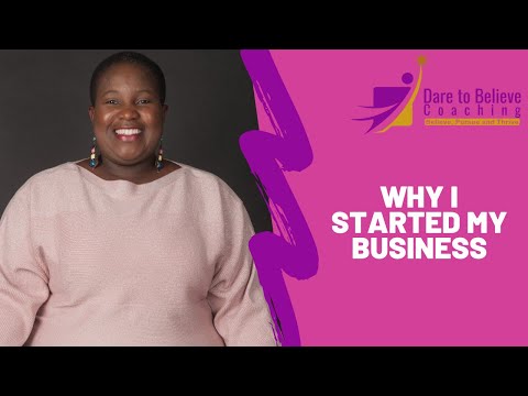 Why I started my business