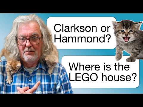 James May plays with kittens while answering your questions