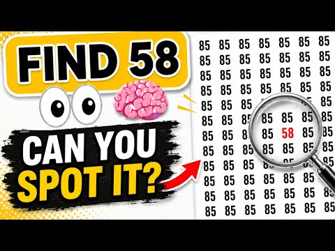 🔥The Hardest Number Puzzle on the Internet? Find 58! 😱