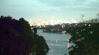 preview picture of video 'New Years Eve Sydney 2012 City at Dusk by Sydney City Webcam'