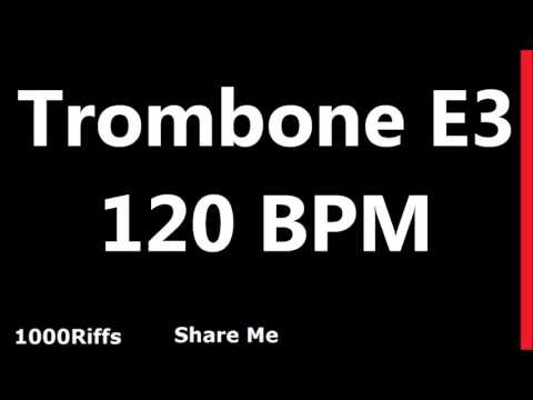 Trombone Metronome E3 : 120 BPM : Beats Per Minute