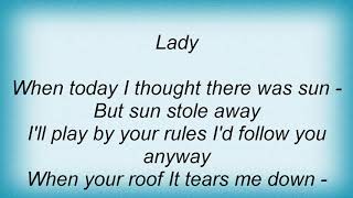 Scott Weiland - Lady, Your Roof Brings Me Down Lyrics