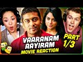 VAARANAM AAYIRAM Movie Reaction Part 1 3 Suriya Simran Divya Spandana Sameera Reddy