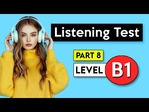B1 Listening Test - Part 8 | English Listening Test