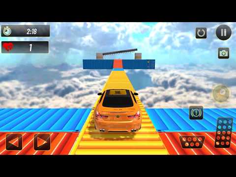 Real Taxi Car Stunts 3D Impossible Ramp Car Stunt #1   Android Gameplay
