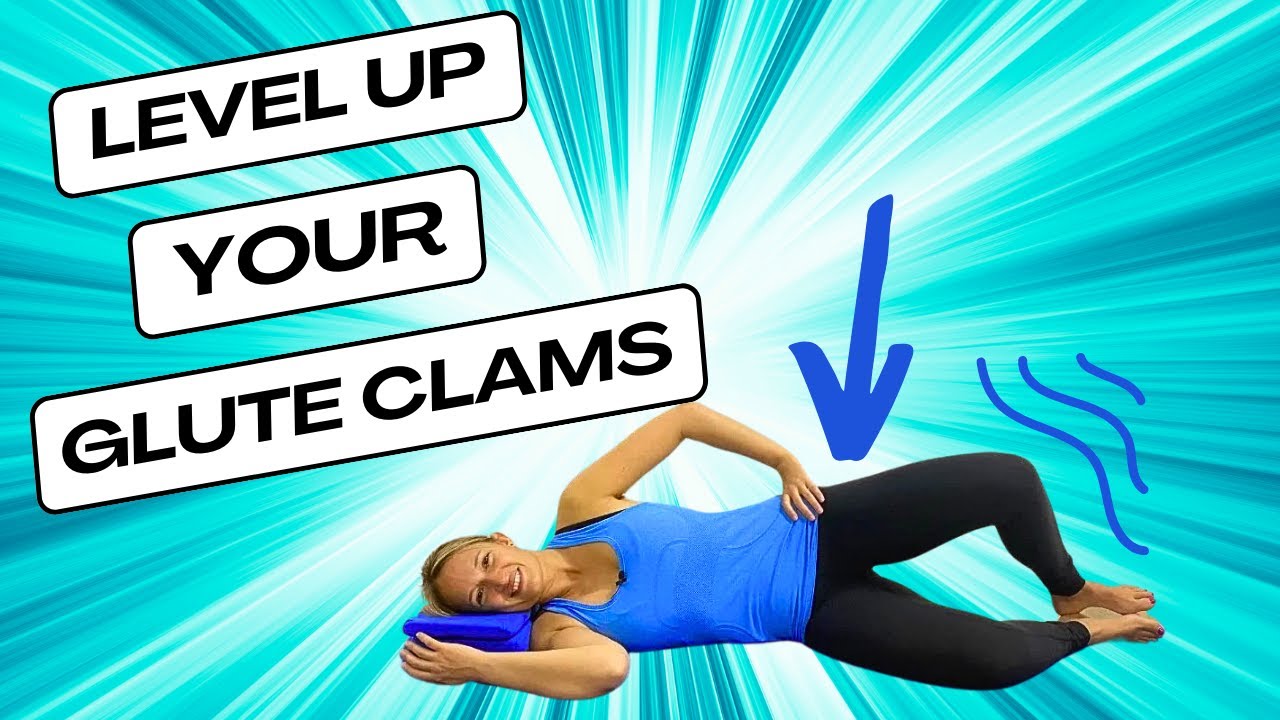 How to do glute exercises at home: Glute Clam - YouTube
