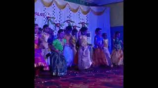 Avc School Annual day function🥳Kondaadu Kondaadu song🎶my gold dancing☺️#trendingshorts #status #avc🏫