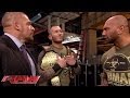 Batista Confronts Randy Orton Raw Feb 17 2014