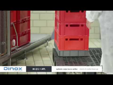 Dinox M-2/L + APL - Línea de lavado de CAJAS con automatismos
