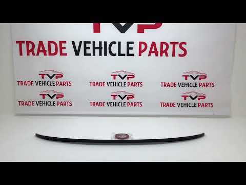 Fits BMW 5 Series F10 Rear Trunk Boot Lip Spoiler Gloss Black New video