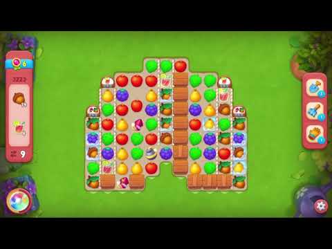 GardenScapes hard level 3223 15 moves no boosters