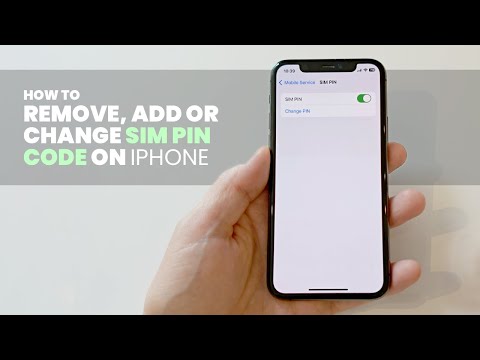 How to Remove, Add or Change SIM PIN Code on iPhone