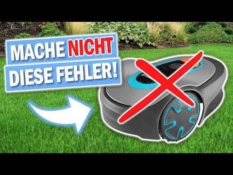 RASEN MÄHROBOTER: Bitte mache nicht DIESE Fehler!