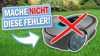 RASEN MÄHROBOTER: Bitte mache nicht DIESE Fehler!